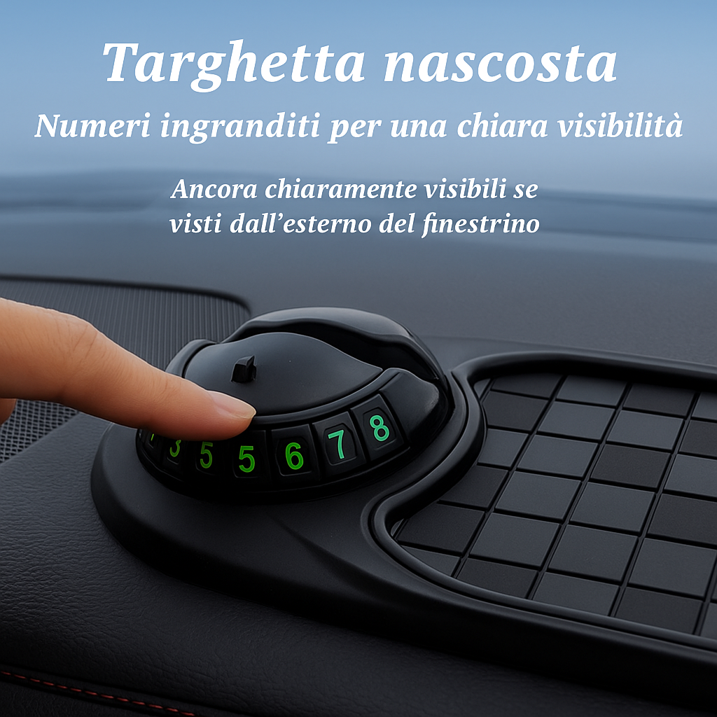 TenutaPro® 🧲 Tappetino Multifunzione Antiscivolo per Auto con Supporto Telefono