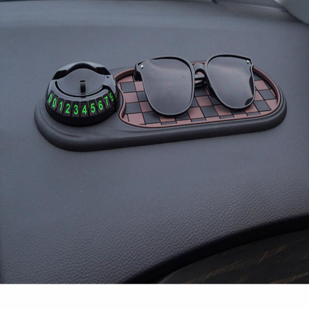 TenutaPro® 🧲 Tappetino Multifunzione Antiscivolo per Auto con Supporto Telefono