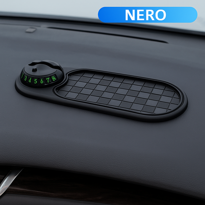 TenutaPro® 🧲 Tappetino Multifunzione Antiscivolo per Auto con Supporto Telefono